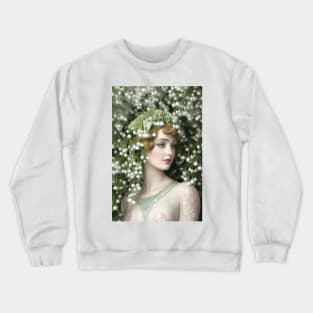 Lady Lily of the Valley Crewneck Sweatshirt